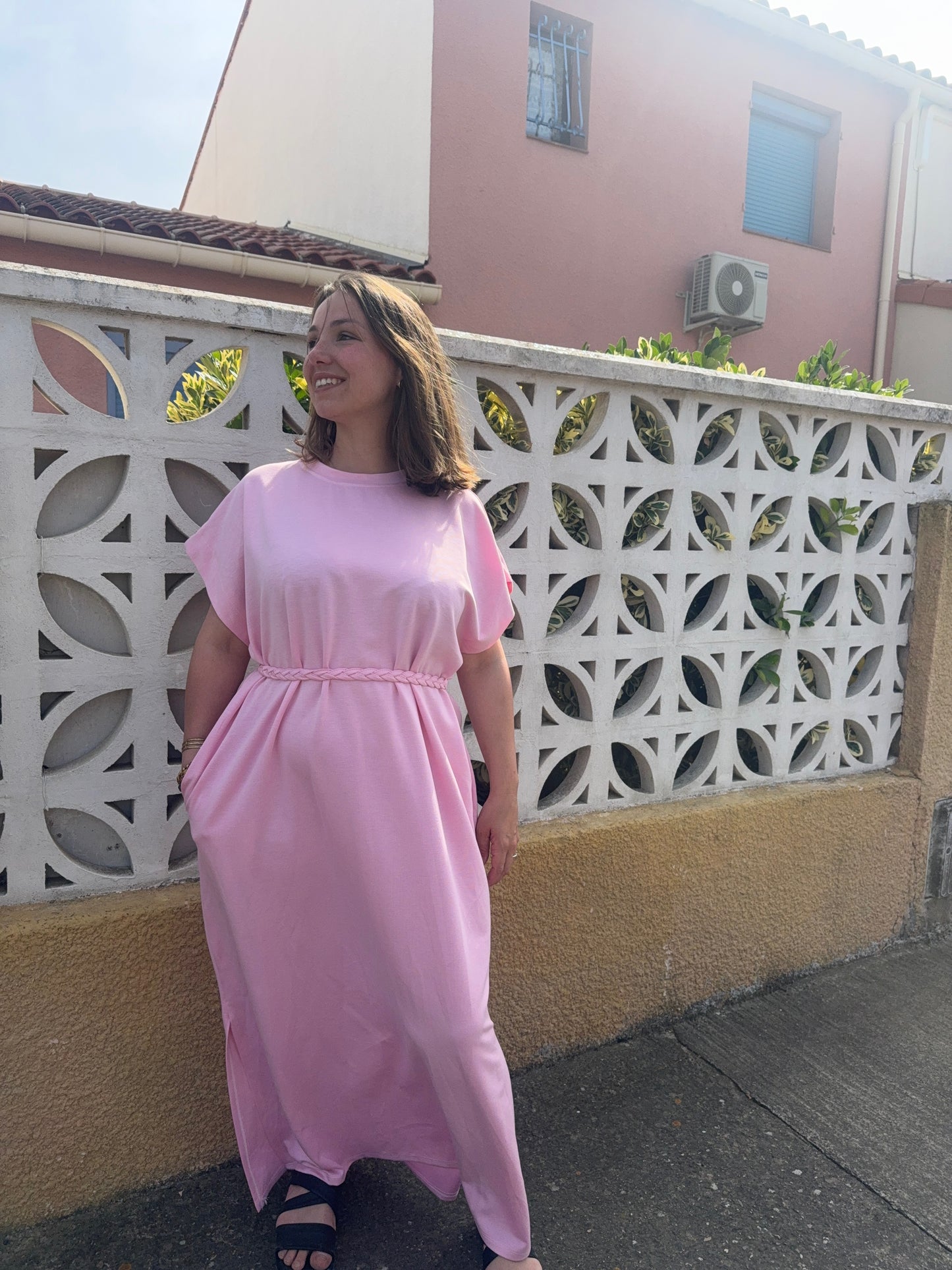 Robe avec ceinture Sabrina